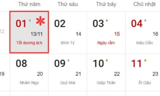 Chi tiết lịch nghỉ Tết Dương lịch năm 2026